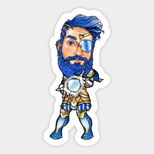 Sailor Chibi Boy Mercury Sticker